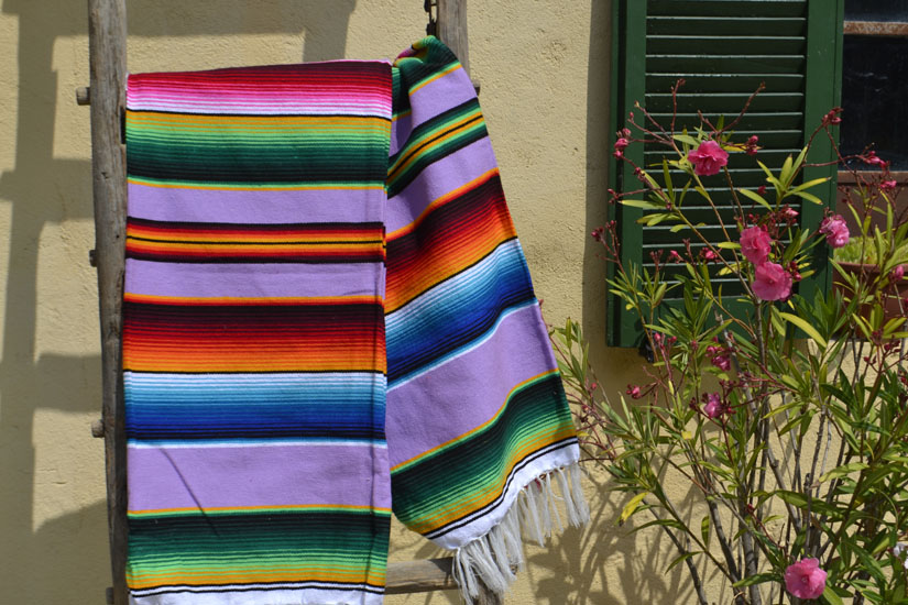 Couverture mexicaine -  Serape - XL - Violet - BBXZZ0violet