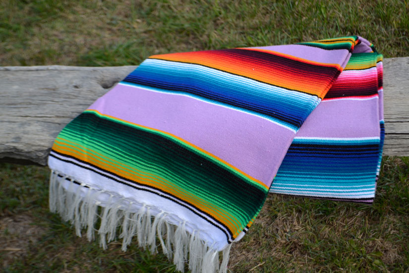 Mexicaanse deken - Serape - XL - Violet - BBXZZ0violet