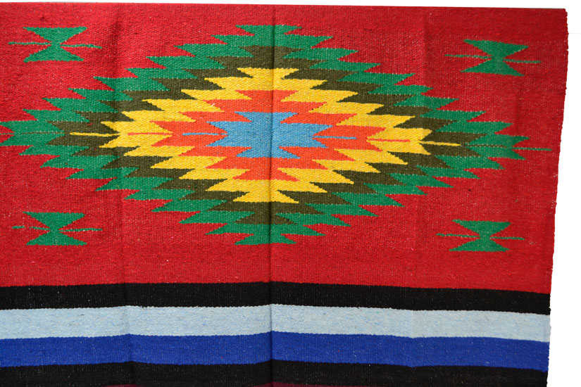 Mexican blanket - indian - L - Red - EEXZZ0DGred