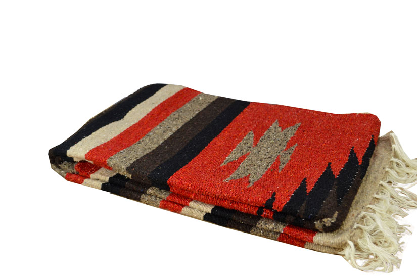 Mexican blanket - indian - L - Brown - EEXZZ1DGrustblack
