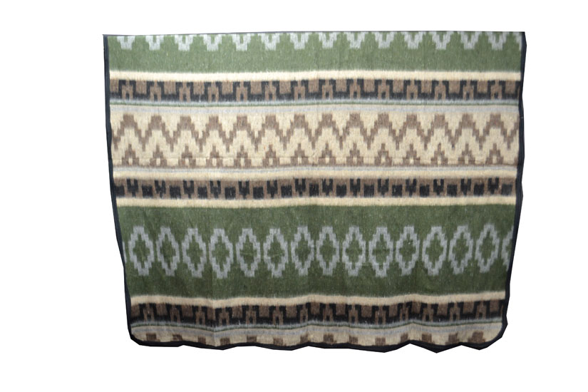 Mexican blanket - Western - XL - Green - ETFZZ0INgreenbrown