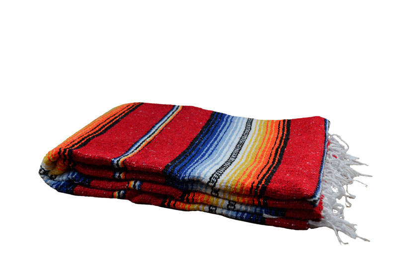 Mexicaanse deken - Falsa - XL - Rood - MBXZZ0red