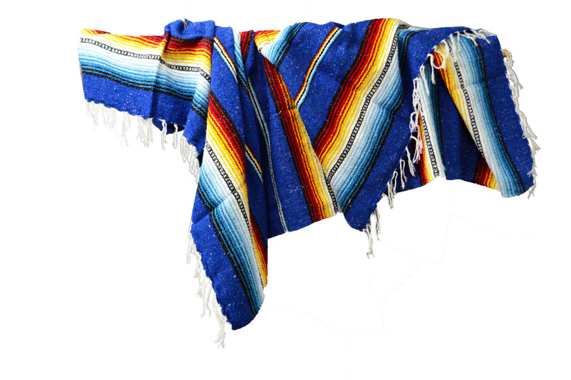 Mexican blanket - Falsa - XL - Blue - MBXZZ0royalblu