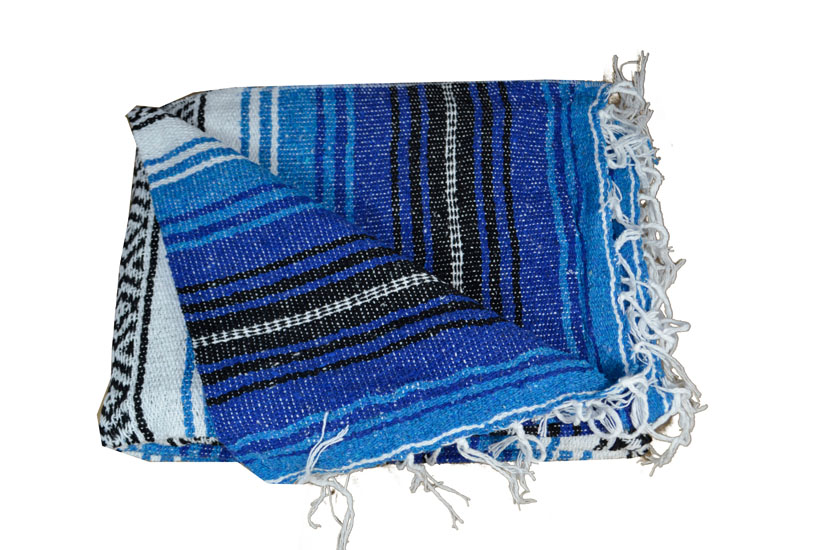 Mexican blanket - Falsa - L - Blue - MSXZZ0bluturq