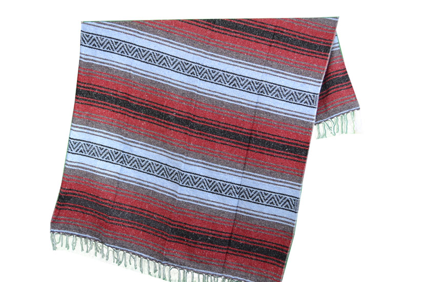 Mexican blanket - Falsa - L - Red - MSXZZ0redblu1