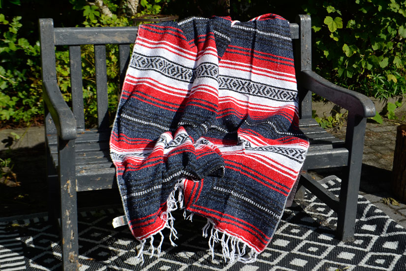 Mexican blanket - Falsa - L - Red - MSXZZ0redblu