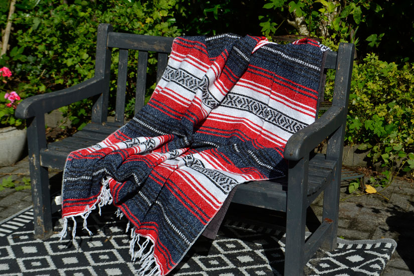 Mexican blanket - Falsa - L - Red - MSXZZ0redblu