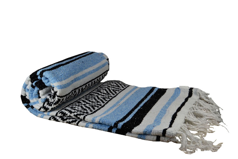 Mexican blanket - Falsa - XL - Blue - MUXZZ0bwblu