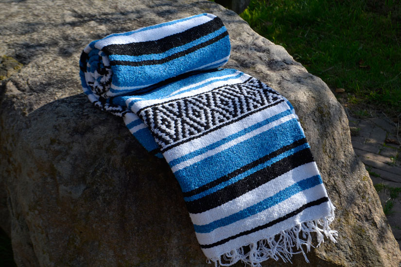 Mexican blanket - Falsa - XL - Turquoise - MUXZZ0bwturq