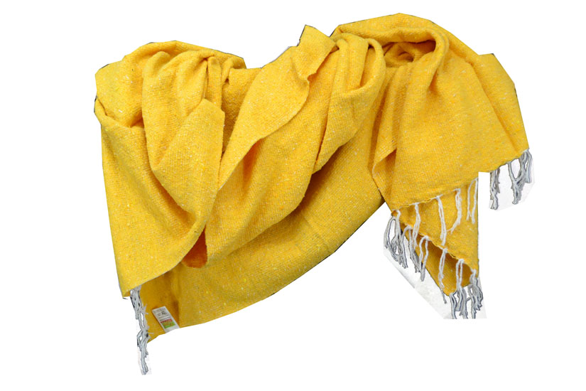 Mexican blanket - Solid - L - Yellow - PZCZZ0yellow1