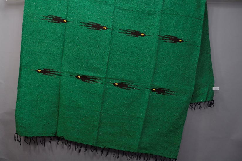 Mexican blanket - Solid - L - Green - QEEZZ0green4
