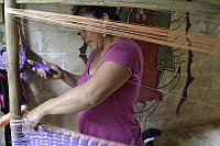 Mexican hammock weaver