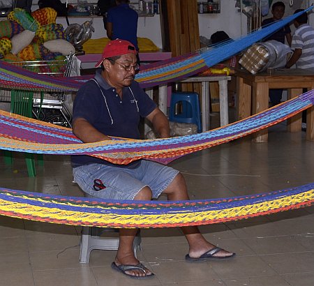 Hamac mexicain. Contrôle de la couche